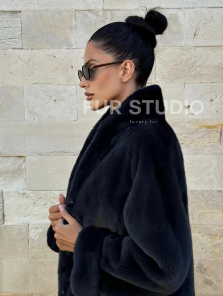 Шуба (жакет) из меха норки KOPENGAGEN FUR - фото 3