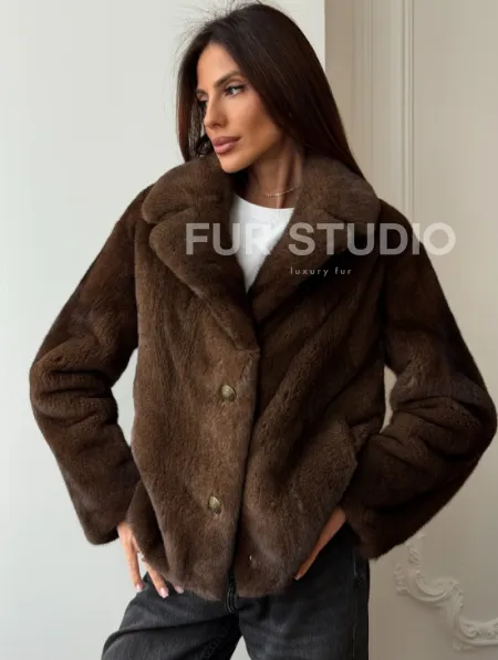 Норковый пиджак - фото 6