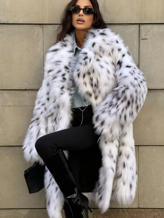 Шуба из меха лисы под рысь ручная работа Trend 2024 - фото 6