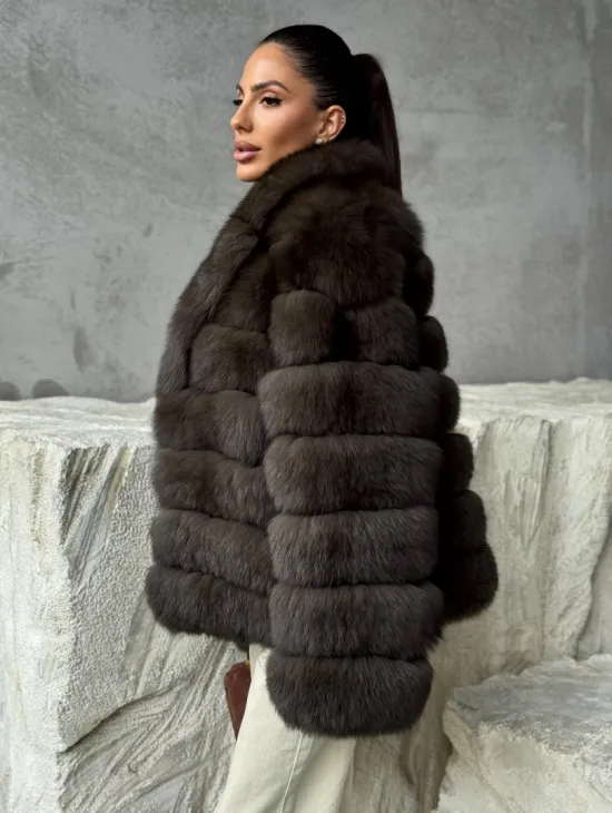 Шуба под соболя - короткая - фото 6