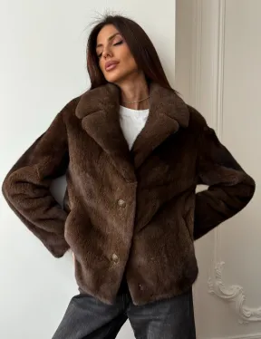 Норковый пиджак - фото 12