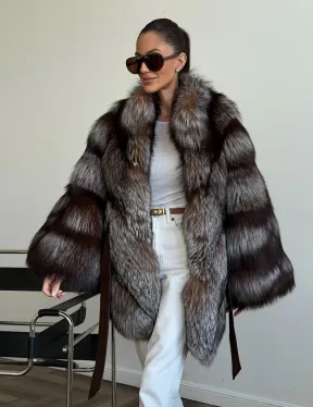 Шуба из лисы - летучая мышь - фото 7