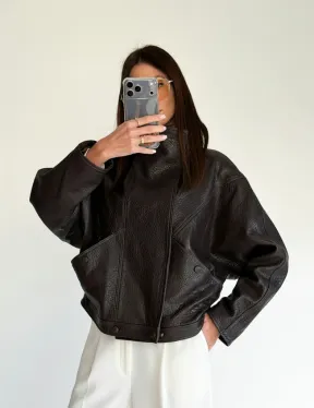 Женская кожаная куртка - фото 22